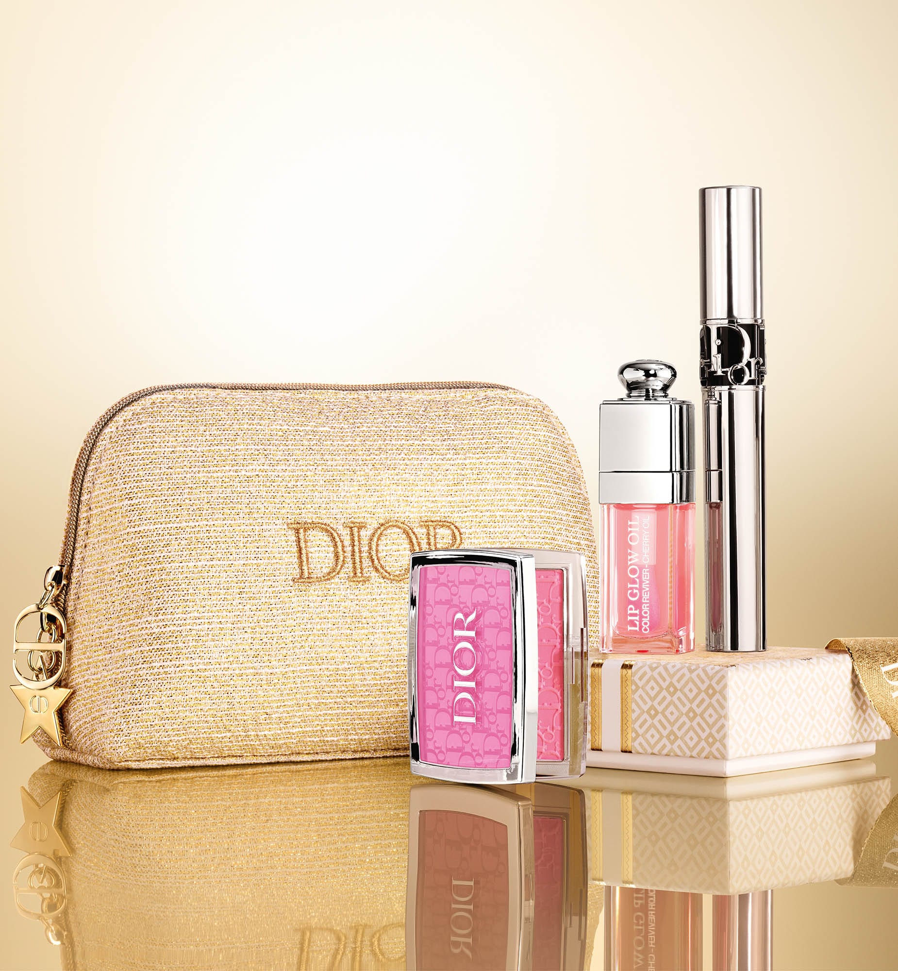 Dior lipstick set pink bag sale